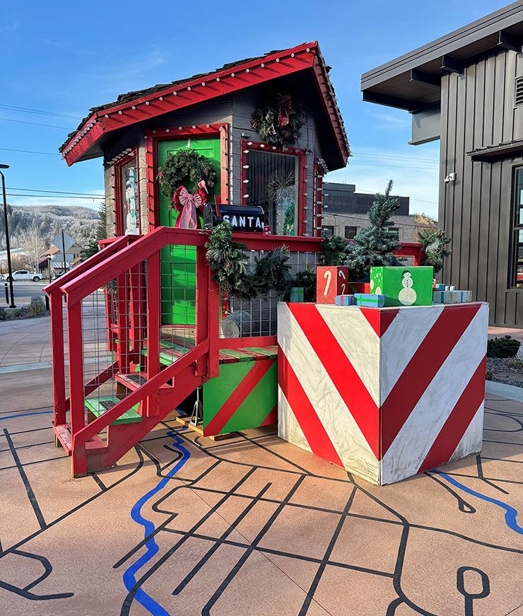 Santa Study in Civic Plaza