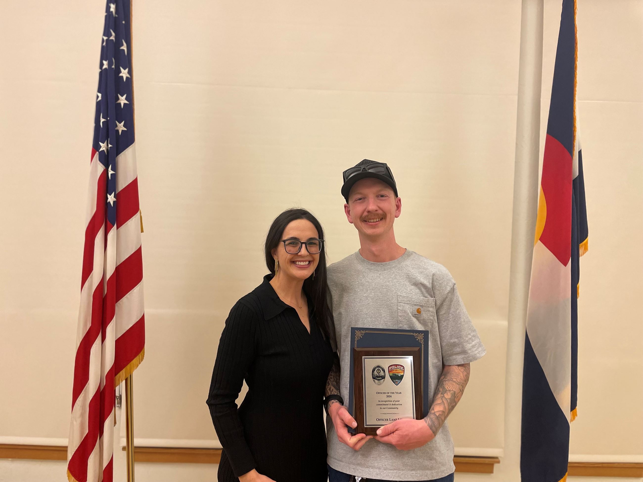 Officer Lee award presentation