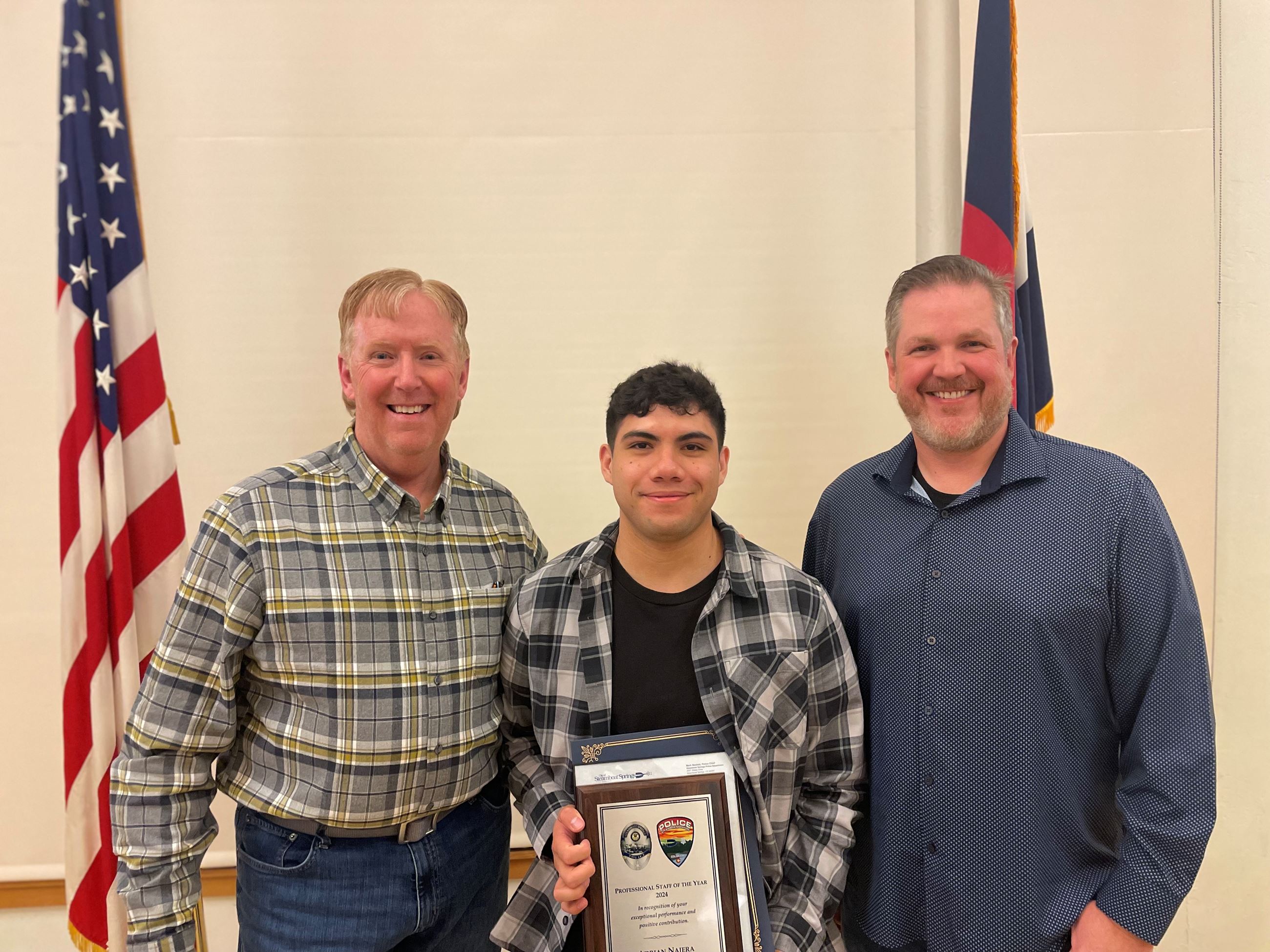 CSO Najera award presentation